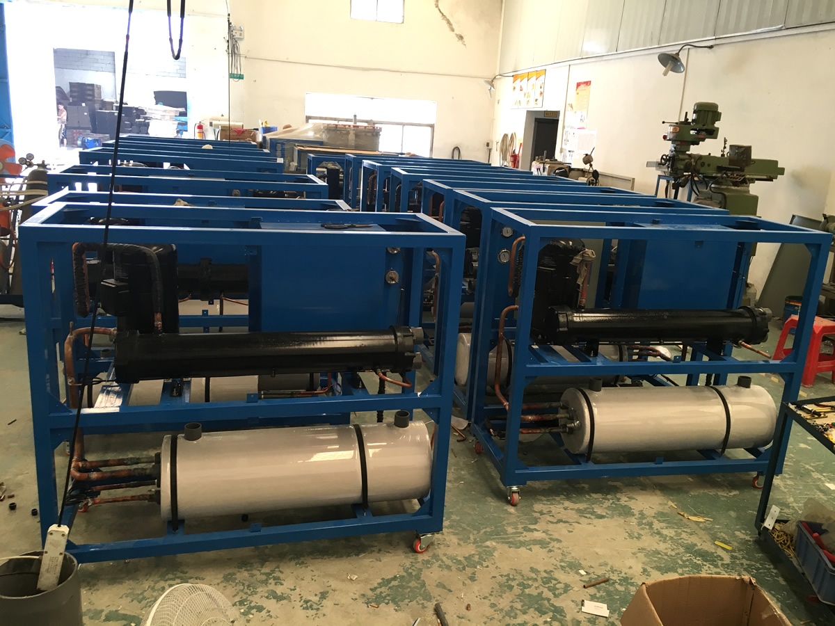 Installation of chiller